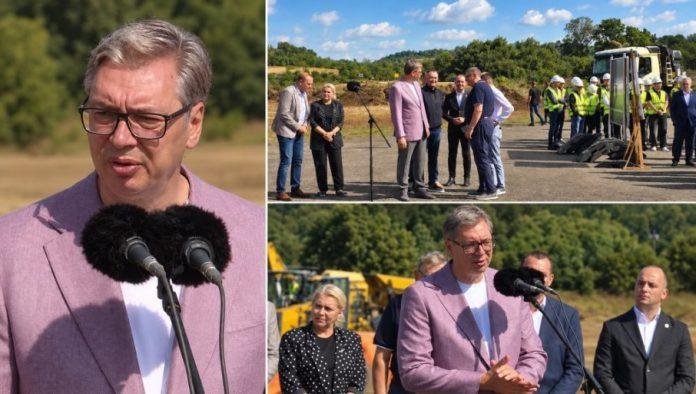 “ovo-je-veliki-san”:-vucic-obisao-radove-na-brzoj-saobracajnici-“vozd-karadorde”-(foto/video)