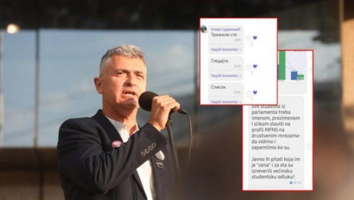prvi-na-listi-blokadera-otvoreno-targetirao-studente:-srdanovic-im-ugrozio-bezbednost-jer-nisu-hteli-da-budu-plenumasi