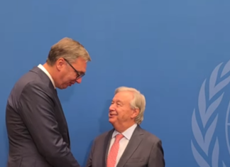 “NASTAVLJAMO DA VODIMO ODGOVORNU I SAMOSTALNU POLITIKU” Vučić na prijemu kod Gutereša u sedištu UN (VIDEO) “nastavljamo-da-vodimo-odgovornu-i-samostalnu-politiku”-vucic-na-prijemu-kod-guteresa-u-sedistu-un-(video)