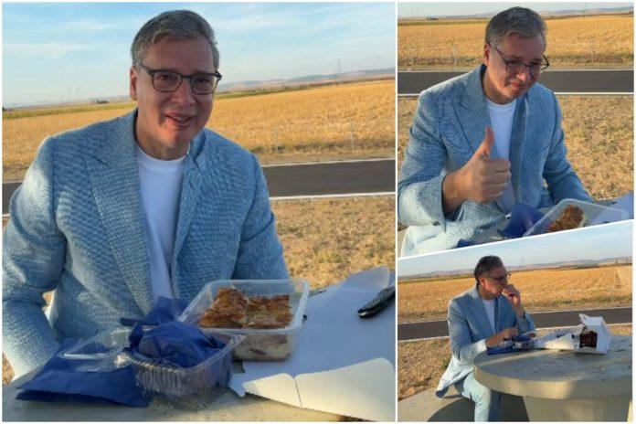 gibanica,-dobos-torta…-vucic-stao-da-nesto-prezalogaji-na-parkingu:-“kako-cemo-da-jedemo,-to-sam-bog-zna,-ali-za-gibanicu-znam”