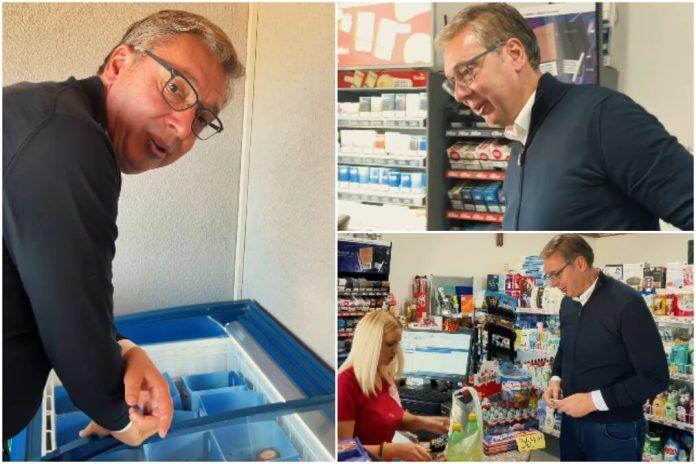 “sasvim-obicna-kupovina-u-jednoj-seoskoj-prodavnici…”-vucic-pazario-sladolede-i-sokove,-pa-porazgovarao-s-ljudima:-“kako-vam-ide-posao?”-(video)