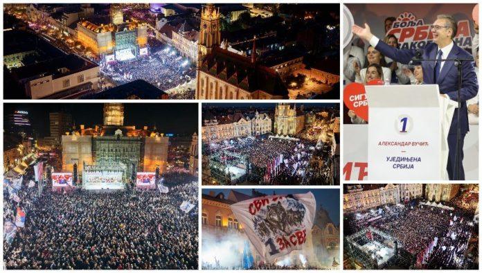 vucic-zahvalan-novom-sadu:-mocan-snimak-sa-velikog-mitinga-liste-“ujedinjena-srbija”