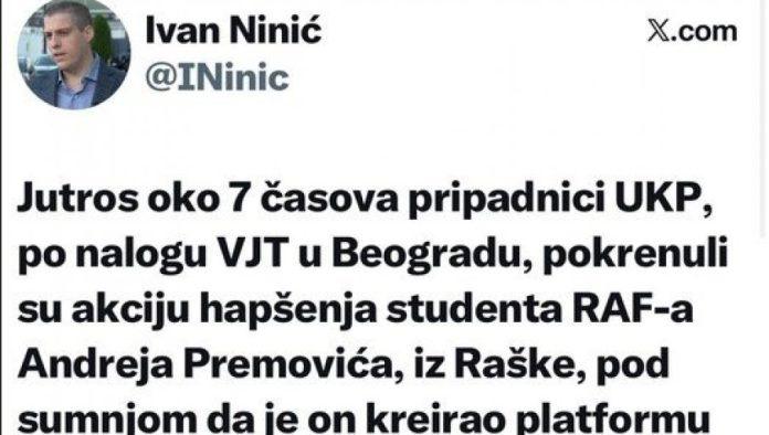 ninic-digao-uzbunu-zbog-navodnog-hapsenja-studenta!-tuzilastvo-ga-odmah-demantovalo:-nije-uhapsen!
